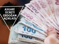 Erdoğan, yeni asgari ücreti canlı yayında açıkladı